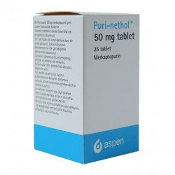 Пури-нетол (Пуринетол, Меркаптопурин) в таблетках 50мг N25 в Ханты-Мансийске и области фото