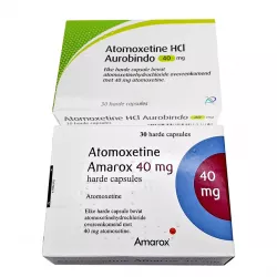 Атомоксетин HCL 40 мг Европа :: Аналог Когниттера :: Aurobindo /Amarox капс. №30